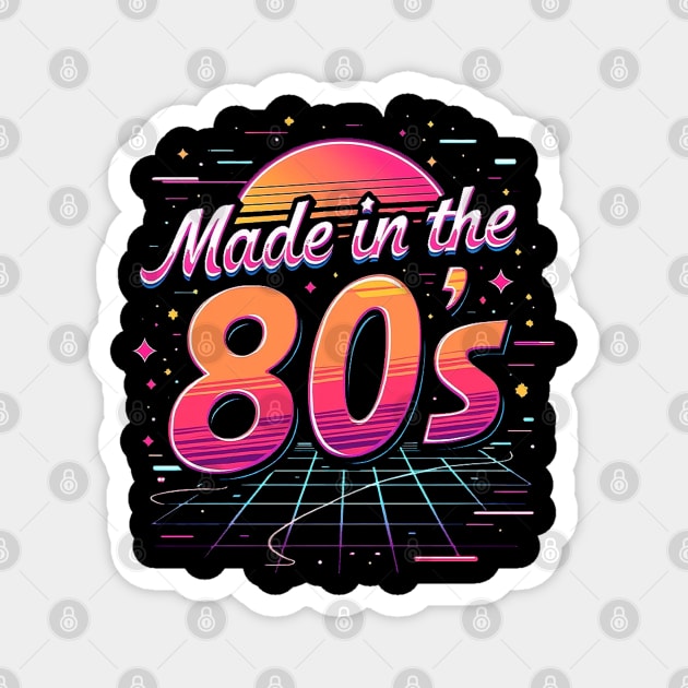 Made in the 80s Magnet by Urbanprint