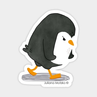Grumpy Penguin Magnet