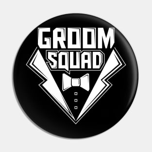 Groom Squad Bachelor Party for Groomsmen Pin