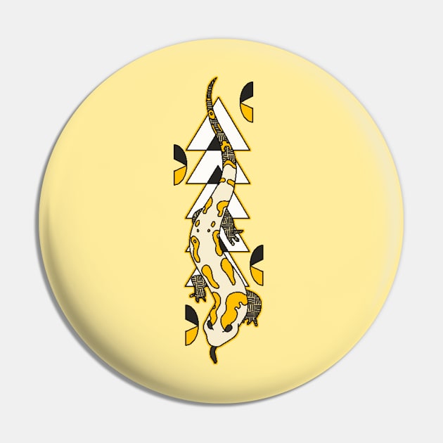 Amber Duplicity Pin by Twiranux