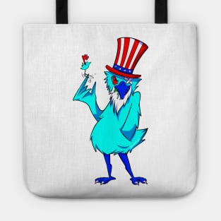 Blue Twitter Tote