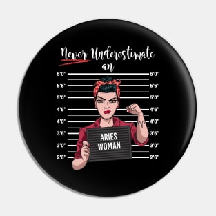 Aries Woman Pin