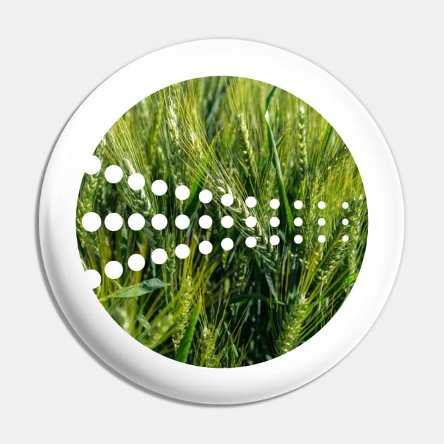 green Grain Pin by FromBerlinGift