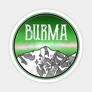 Burma Mountains Magnet