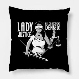 Lady Justice Pillow