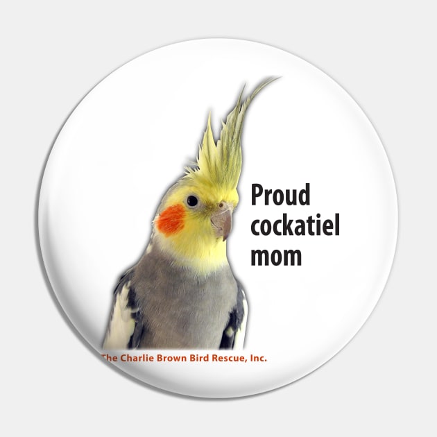 CB cockatiel mom - black type Pin by Just Winging It Designs