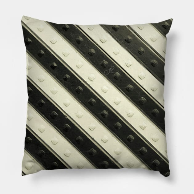 Pinstripe Pillow by LibrosBOOKtique