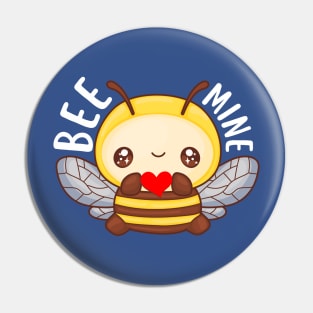 Valentine Bee Mine Cute Kawaii Bee Lover Gift for Couple Pin