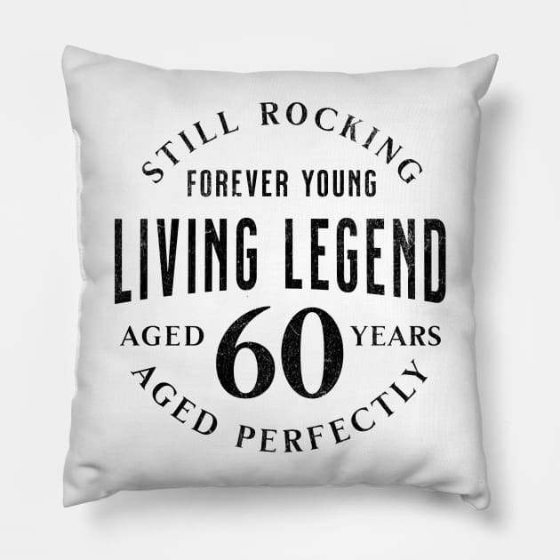 60th Birthday: Fun Gifts & Ideas for a Memorable Milestone Pillow by MEWRCH