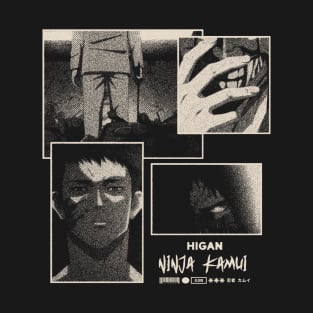 Higan Gloomy Halftone Fanart Design T-Shirt