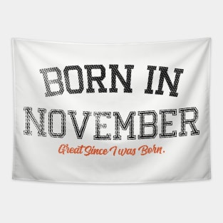 Born In November v2 Tapestry