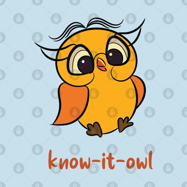 Owl - Know it Owl - Know it all by bigkawaiihouse