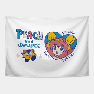 Wedding Peach and Jama-P furoku Tapestry