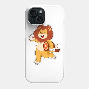 Lion with Meat Phone Case