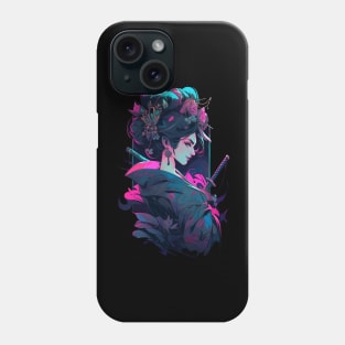 Geisha Samurai Phone Case