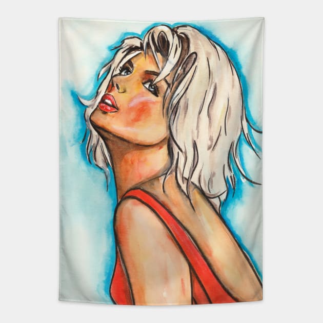 Kim Wilde Tapestry by Svetlana Pelin