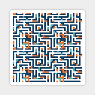 Maze of Dreams: Pastel Labyrinth Journey Magnet