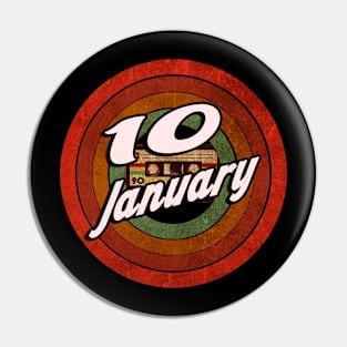 10 January Pin