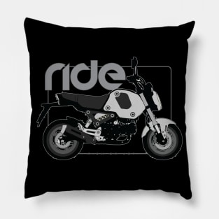 Ride grom 21 bw Pillow