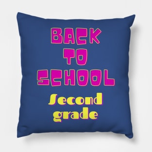 Back to School second grade Pillow