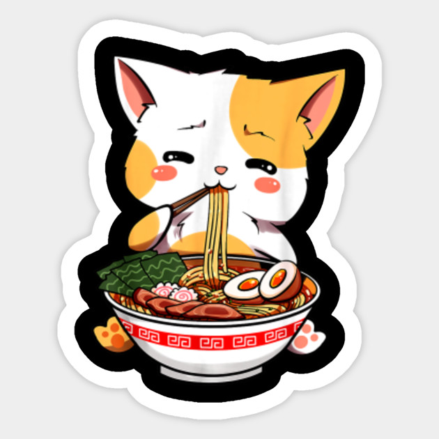 Wallpaper Kawaii Neko Ramen Cute Ramen Cat Japanese Noodle Funny Anime Desktop Wallpaper