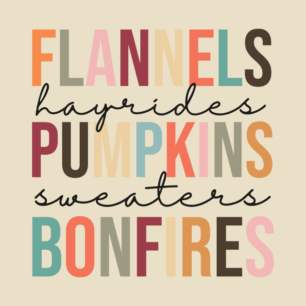 Flannels, Hayrides, Pumpkins, Sweaters and Bonfires by West 5th Studio