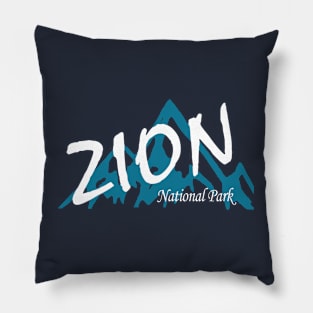 Zion National Park Utah Mountains Pillow