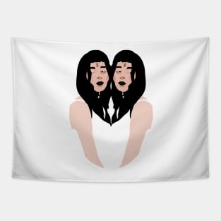 Gemini Twins Love Tapestry