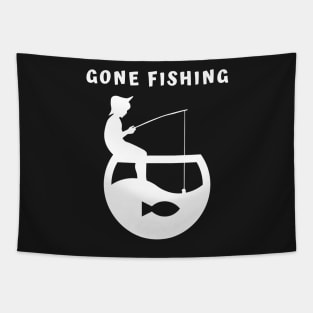 Gone Fishing Tapestry