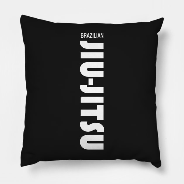 Brazilian Jiu Jitsu (BJJ) Pillow by fromherotozero