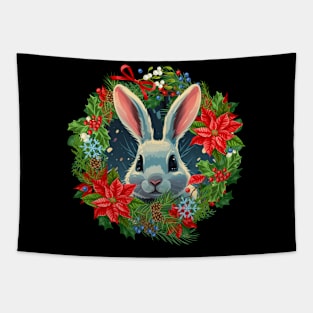 Christmas Bunny Tapestry