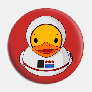 Astronaut Rubber Duck Pin