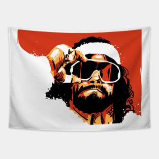 Macho Man With Sunglasses Tapestry