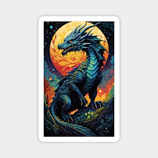 Psychedelic Dragon 1 Magnet