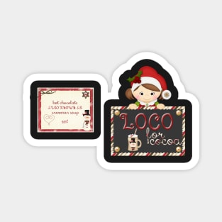 Christmas Products - Loco for Cocoa Mugs Magnet