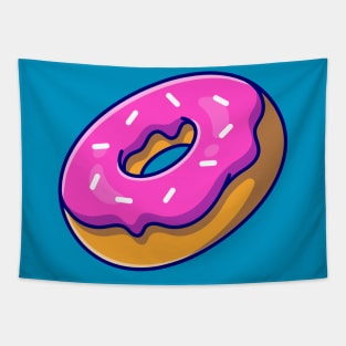 Doughnut Cream Cartoon Tapestry