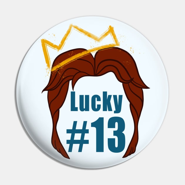 Lucky # 13 Pin by ToyboyFan