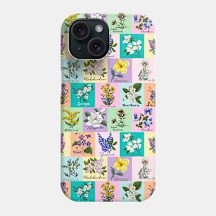 Floral Quilt All Over Print Phone Case