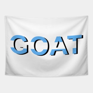 GOAT Flag Argentina Messi Tapestry