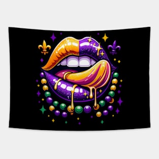 Mardi Gras Outfit CostumeMardi Gras Lips Tapestry