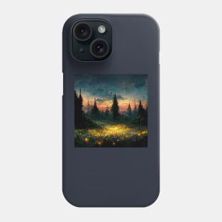 Mystical Fairy Sunset Forest Phone Case