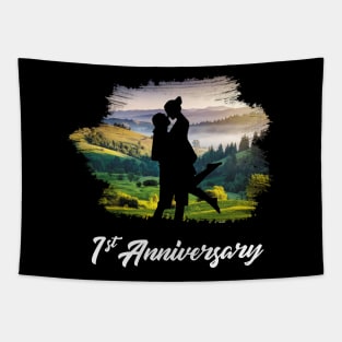 1st anniversary for couple Tapestry