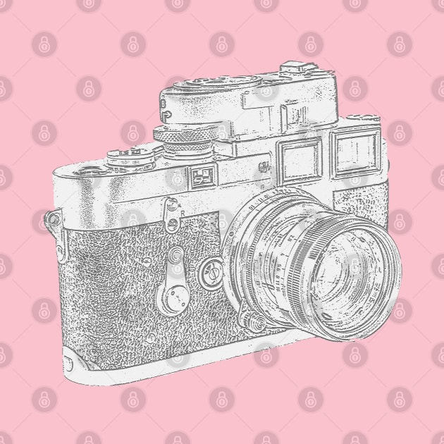 Retro Vintage Camera Side View by Squeeb Creative