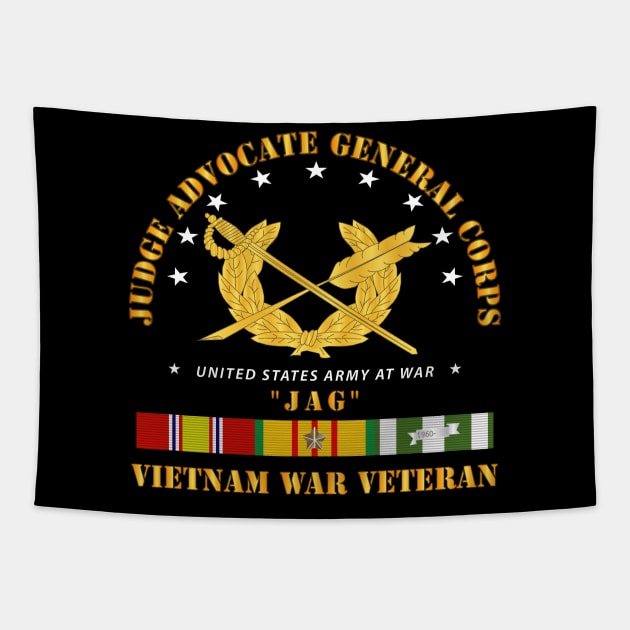 Army - JAG Branch w VN SVC Tapestry by twix123844