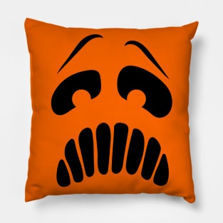 Ghostly Jack-o-Lantern Face Pillow