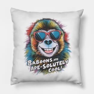 Baboon Bonanza Tee: Ape-solutely Cool Statement We Pillow