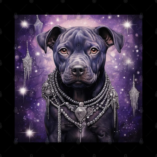 Jeweled Staffy by Enchanted Reverie