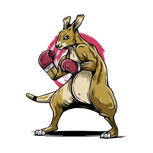 Kangaroo Boxing Jab and Punch T-Shirt