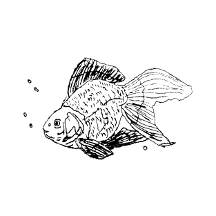 Goldfish Sketch T-Shirt