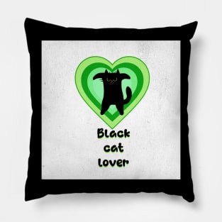 Black Cat Lover Pillow